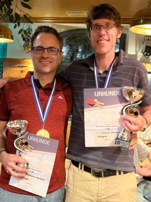 Sieger in der Doppelkonkurenz: Michael Zaboura und Peter Koelen